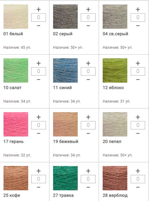 Цена за 1 мотков пряжи АНГОРКА