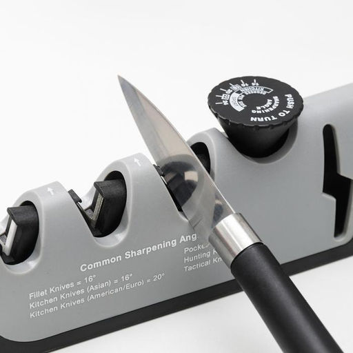 Точилка Hi-tech, 4 в 1, с регулятором угла заточки, серая