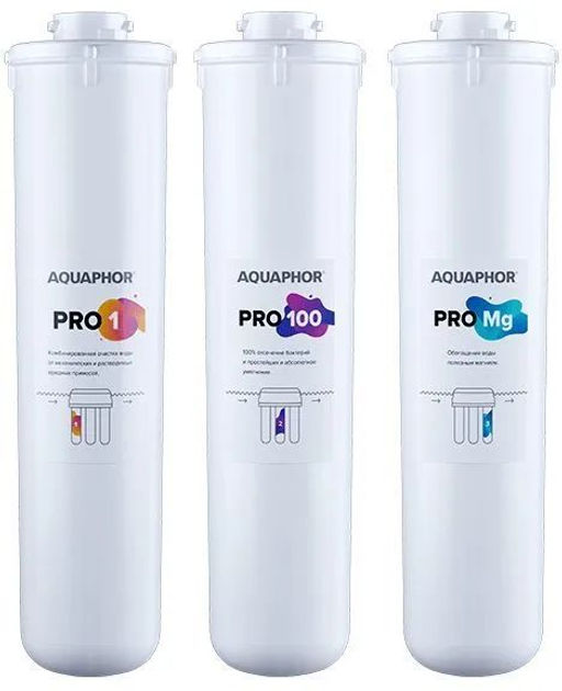 Комплект сменных модулей Кристалл Pro 100 (Pro1-Pro100-ProMg)  Аквафор  фото 3