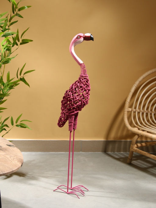 Сувенир плетёный «Фламинго», 27×13×100 см