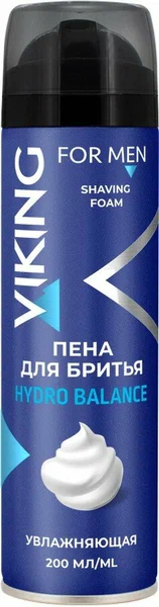 ВИКИНГ пена д/бритья 200мл HYDRO BALANCE увлажняющая