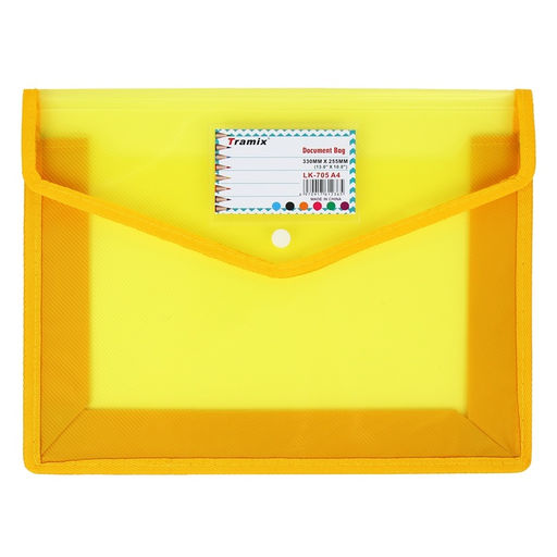 Папка-конверт на кнопке А4, 500 мкр, с расширением, горизонтальная, карман для визиток, МИКС - Simaland фото 10