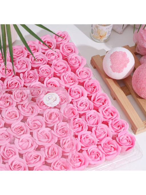 Розы мыльные розовые, набор 81 шт. - SB BEAUTY фото 7