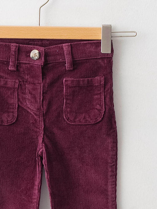 Basic Kadife K?z Bebek ?spanyol Pa?a Pantolon - Waikiki фото 3