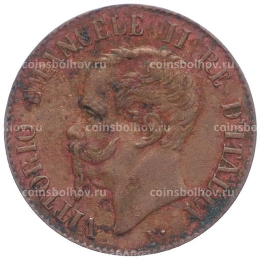 Монета 1 чентезимо 1867 года M Италия