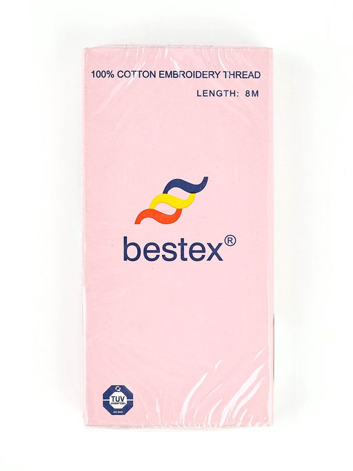 Нитки мулине Bestex, оранжевый цвет (108), 24 шт. в уп.