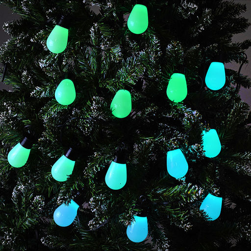 Электрогирлянда-Smart 6 м, 20 ламп, 10 режимов, USB, ИК пульт (цветная)