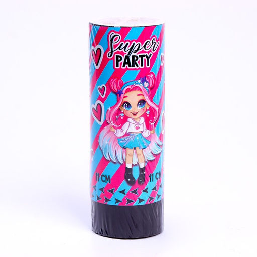 Хлопушка пружинная поворотная Super party, 11 см - Страна карнавалия фото 2