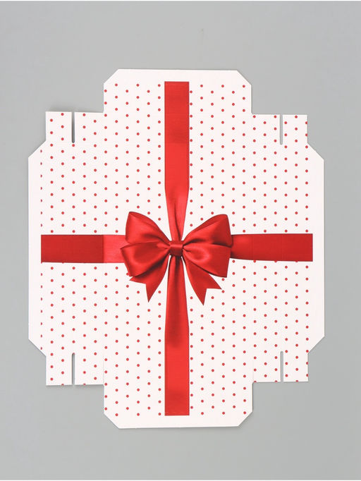 Цена за 2 шт. Коробка подарочная складная «Бант», 21×15×7 см