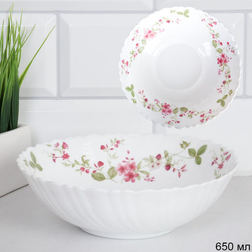 Салатник 650 мл 175 мм тарелка глубокая / TW-70 (7348) /уп 48/ - ГалеонТрейд фото 2