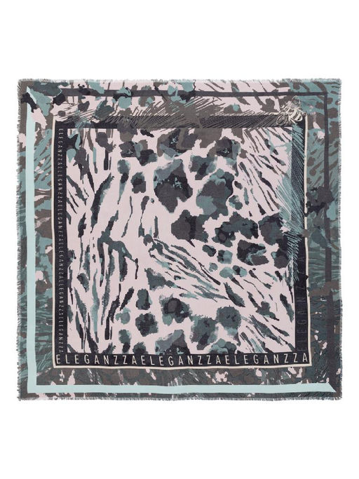 Платок жен. шерсть+шелк 110х110 E43-8406-14 - Eleganzza фото 2