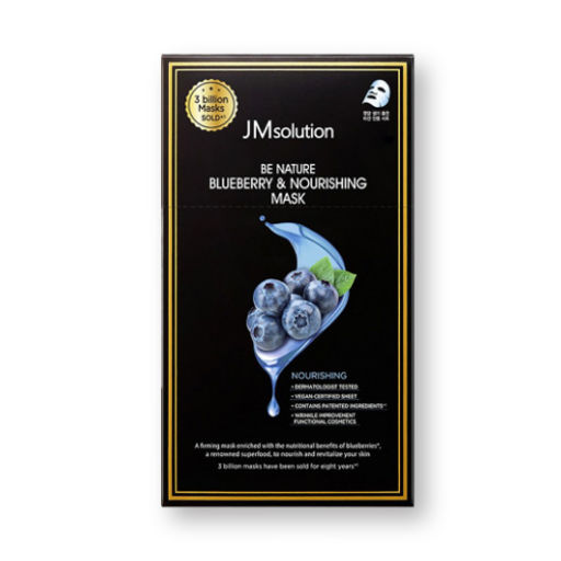 JMsolution Be Nature Blueberry & Nourishing Mask, 24ml*1ea - Питательная маска с черникой