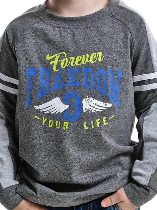 Лонгслив с принтом UD 4125 графит - Mini maxi фото 11