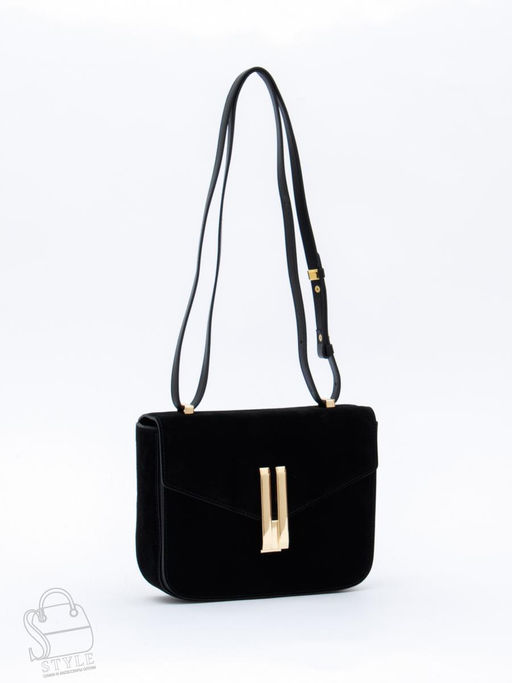 Сумка женская кожаная 1045MF black Polina&Eiterou  в Новосибирске