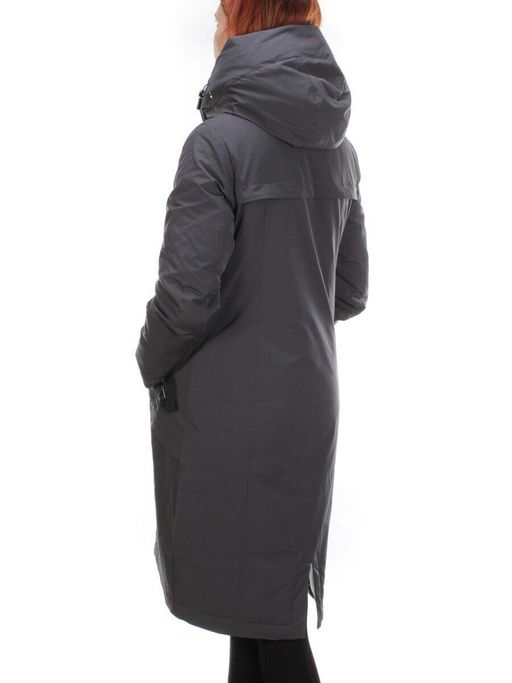 2062 DK. GRAY Пальто женское зимнее Parten (200 гр. холлофайбера)