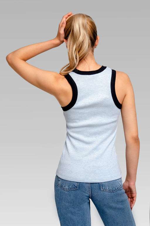 Арт.3202/1 Майка женская 42-46 (3 шт) Цвет:Голубой - Калинка фото 9