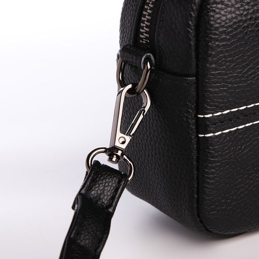 Сумка женская на молнии, цвет чёрный - Simaland фото 5