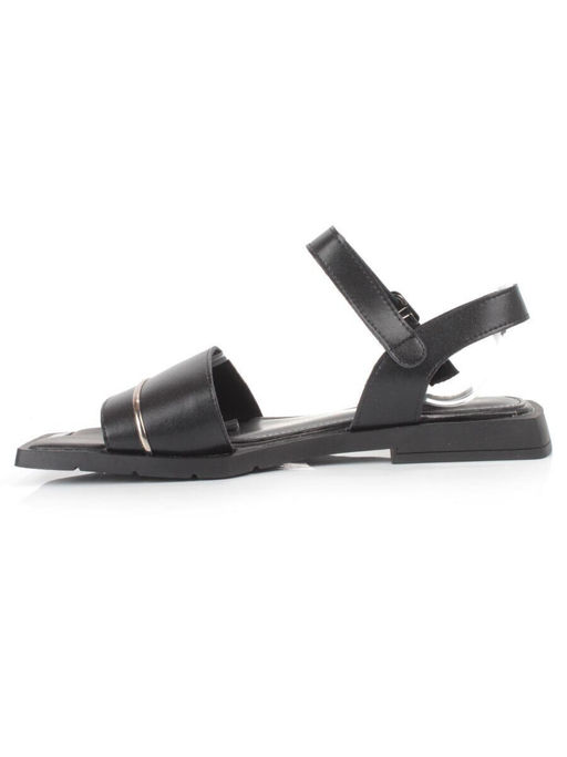 08-PEY183-3 BLACK Босоножки женские (натуральная кожа)