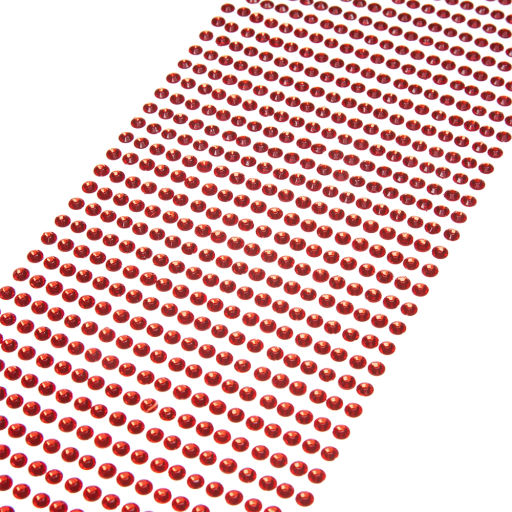 Стразы декоративные 4 мм (880 шт) SF-7358, красный - Больше подарков фото 2