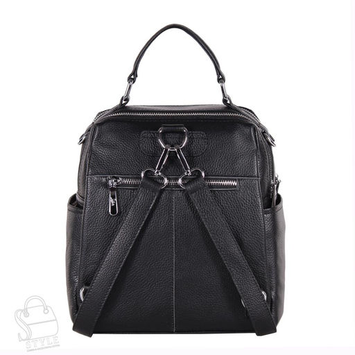 Рюкзак женский кожаный 69013-7 black Velina Fabbiano-Safenta в Новосибирске