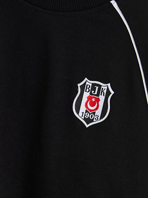 Bisiklet Yaka Be?ikta? Nak??l? Erkek ?ocuk Sweatshirt
