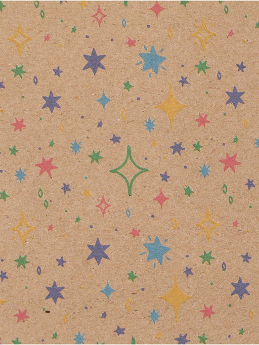 Цена за 10 шт. Бумага крафтовая «Искры», 70 ×100 см