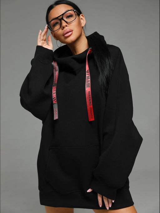 Камелия худи женское (черный собачка) - Lovetex фото 10