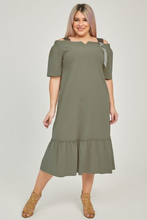 Платье Luxury Moda 1052 зеленый