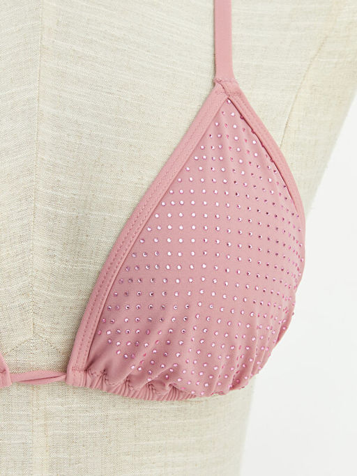 ??kar?labilir Pedli Ta?l? Kad?n Bikini ?st