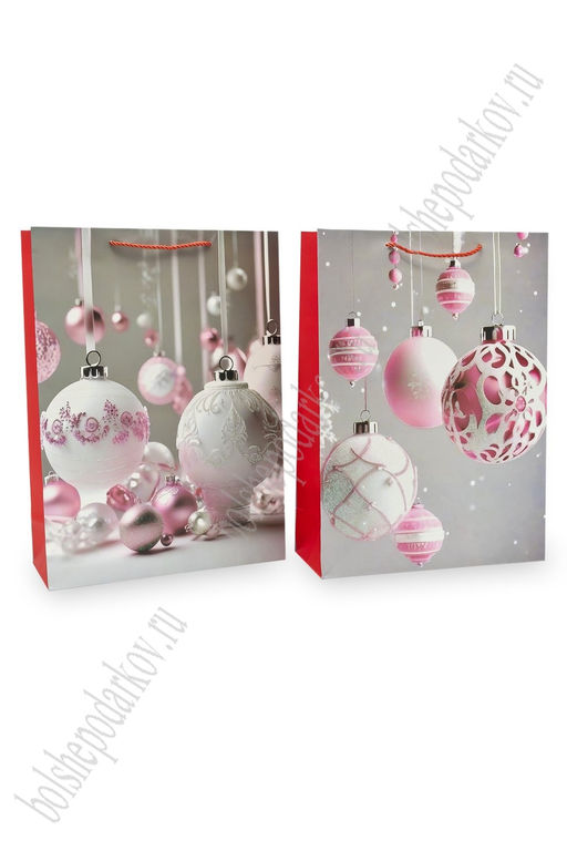 Пакет Новогодний 30*41,5*12 см (12 шт) SF-7826, микс №32 - Больше подарков фото 2