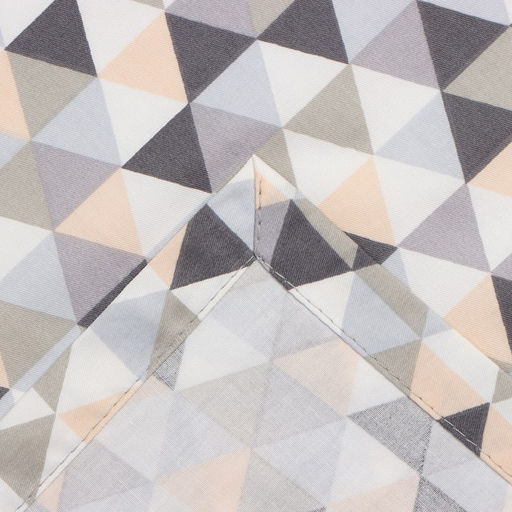 Скатерть Этель Треугольники 149х180 см, 80% хл, 20% пэ, сатин 110 г/м2  фото 6