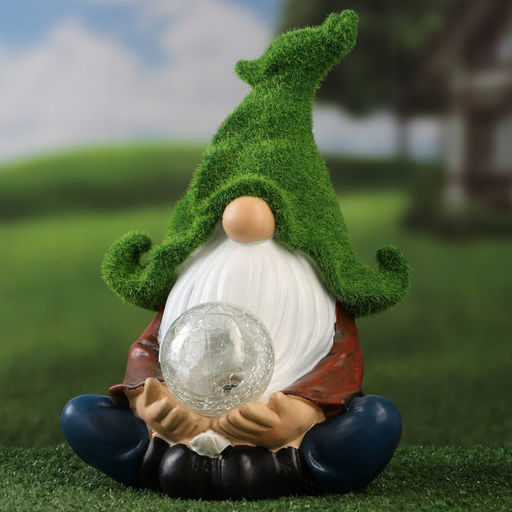 Садовый фонарь Гном предсказатель 16х13х27см - Take it easy фото 3