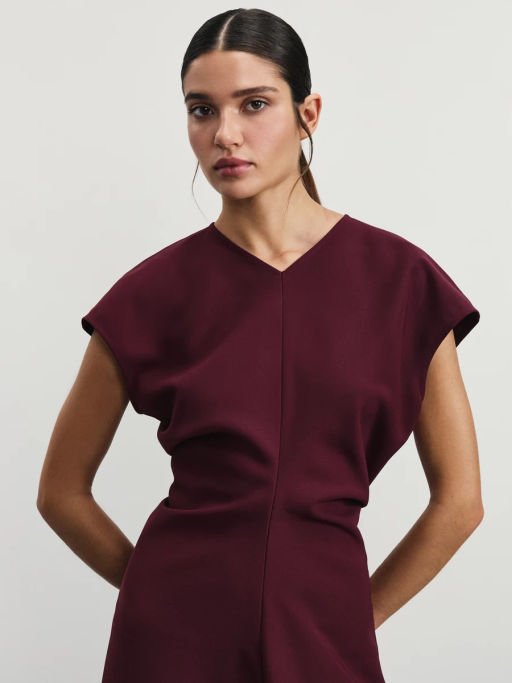 Платье миди приталенного кроя / Zarina  фото 2