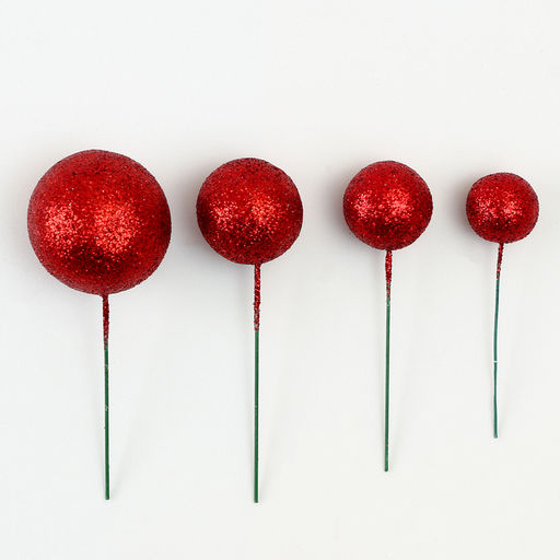 Набор для украшения Бусины, набор 20 шт, цвет красный - Страна карнавалия фото 3