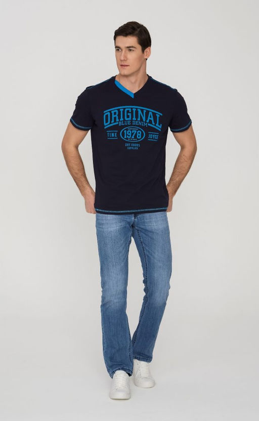 Футболка F911-06-310 d.blue - Fine joyce фото 3