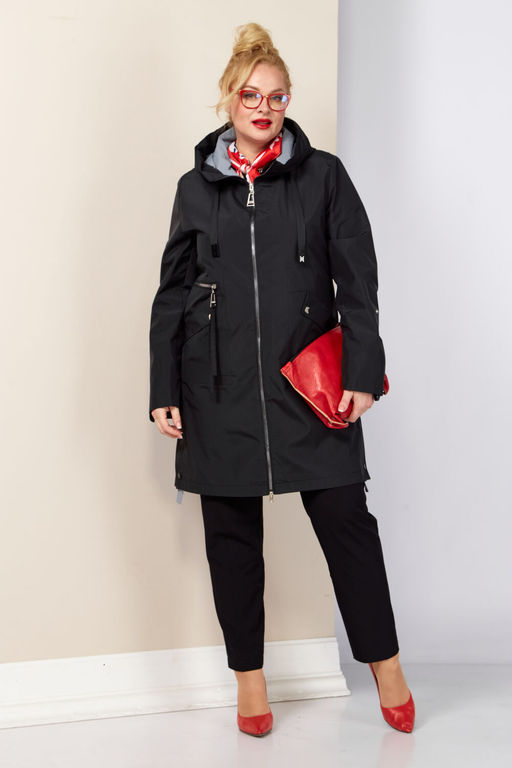 Плащ SHETTI 2188 черный