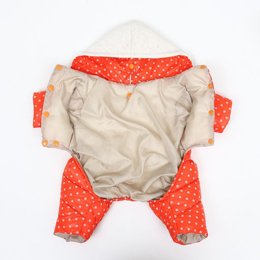 Комбинезон Для прогулки, размер 12 (ДС 24 см, ОГ 38 см, ОШ 27 см), оранжевый - Simaland фото 9