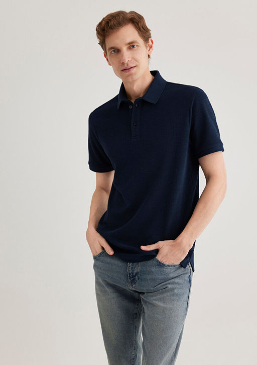 Lacivert Polo Tisort