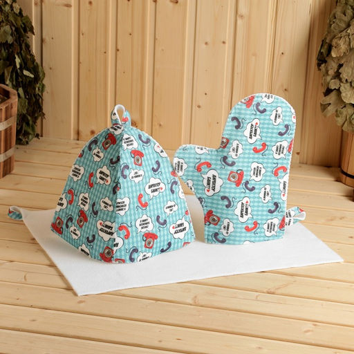 Набор для бани в портфеле с принтом Директор бани - Simaland фото 2