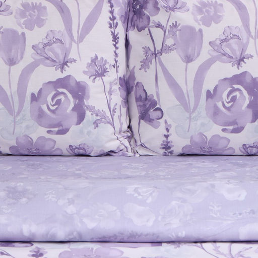 Постельное бельё LoveLife 1,5сп Лавандовое поле, 143х215см,150х225см,50х70см-2шт, 100%хлопок сатин125г/м  фото 3