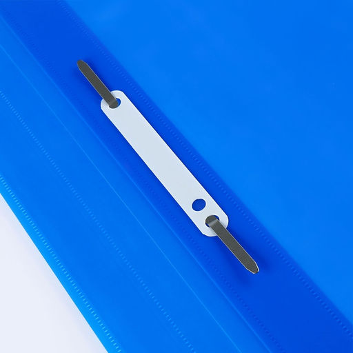 Цена за 10 шт. Папка-скоросшиватель Calligrata, А4, 180 мкм, карман для визитки, прозрачный верх, синяя