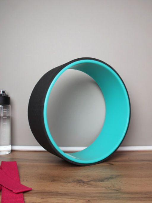 Колесо для йоги и пилатеса 32Х12 / YW32-BB / черный-голубой / уп10 - Галеонтрейд фото 4