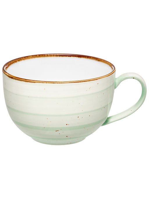 Чайная пара 4 пр 350 мл 14*10,5*7 см "Кантри Крафт", светло-зеленый, фарфор