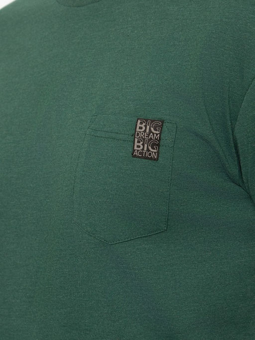 CRB wear/CWMM 60316-18 Футболка мужская,зеленый меланж/Ex.Cherubino  фото 4