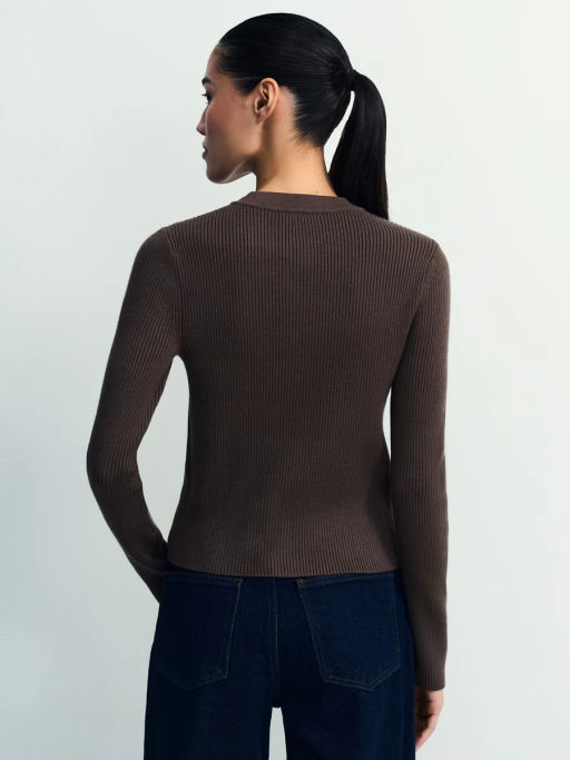 Облегающий джемпер с вискозой в составе / Zarina фото 5