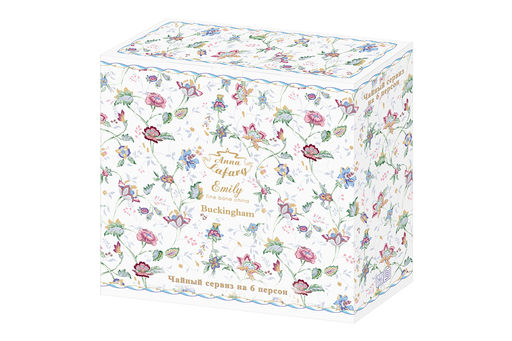 Чайный сервиз Букингем, 6 персон, 14 предметов - Anna lafarg emily фото 7