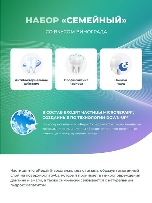 Набор Biorepair Семейный с Kids виноград /Биорепеар  фото 3