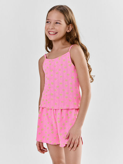 Комплект для девочек Mark Formelle топ и шорты, 100% хлопок фото 3