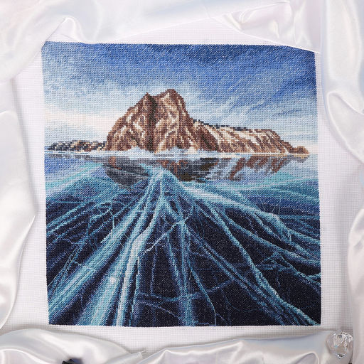 Набор для вышивания PANNA Золотая серия PS-7231 Россия. Озеро Байкал 25 х 25 см