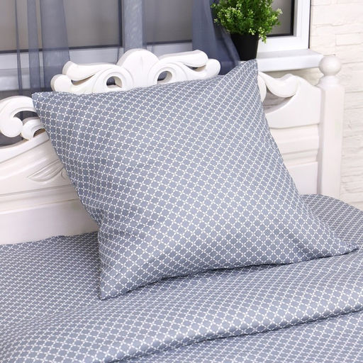 Постельное бельё 2 сп Вестерн, серый, 175х210 см, 175х210 см, 70х70 см 2шт, бязь, 105 г/м, 100% хлопок - Атра фото 2